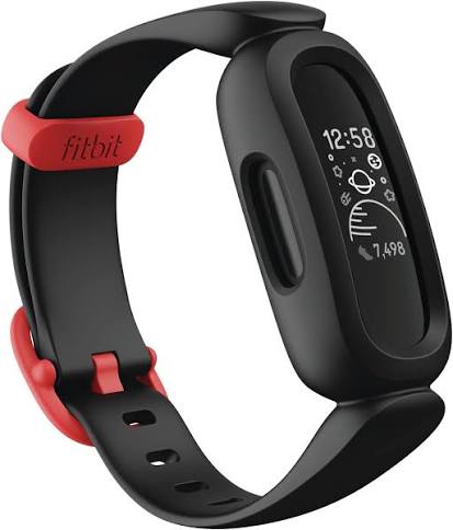 Fitbit Ace 3 Kids Activity Tracker - Black/Red