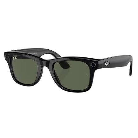 RayBan Meta Wayfarer Shiny Black/Green